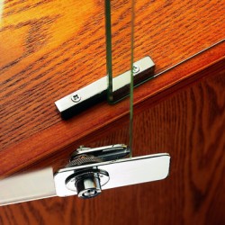 Glass door lock