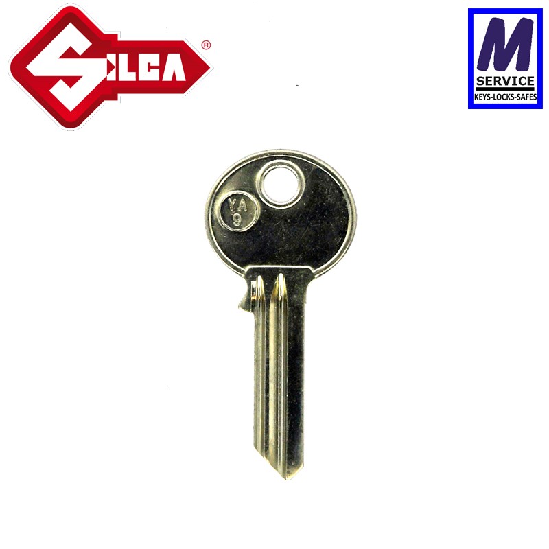Silca YA9 Yale key blank Silca YA9 Yale key blank