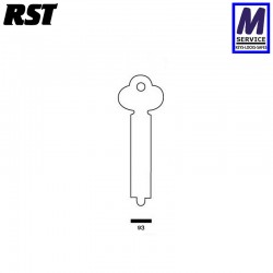 RST 93 flat steel key blank