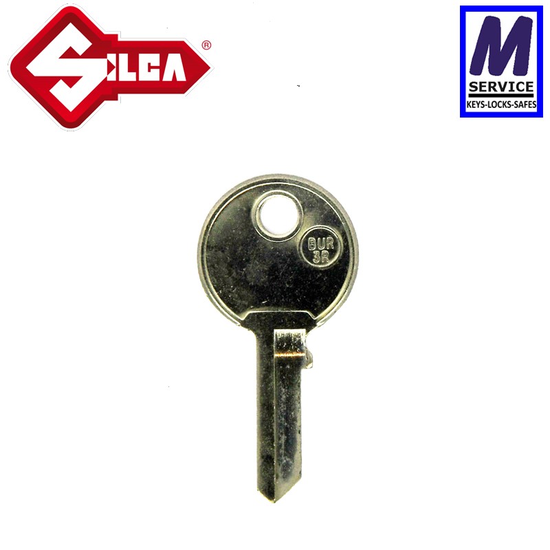 Silca BU3R Burg key blank Silca BU3R Burg key blank