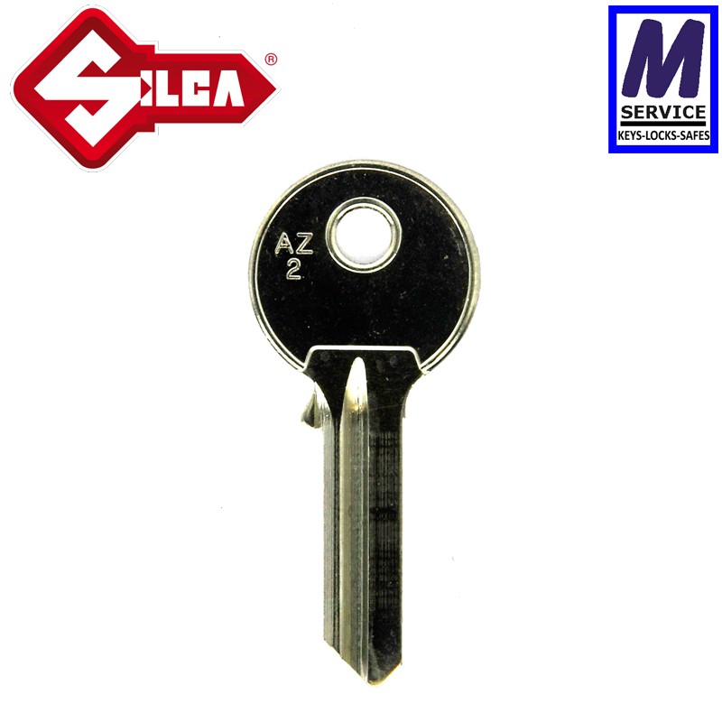 Silca AZ2 AZBE key blank Silca AZ2 AZBE key blank