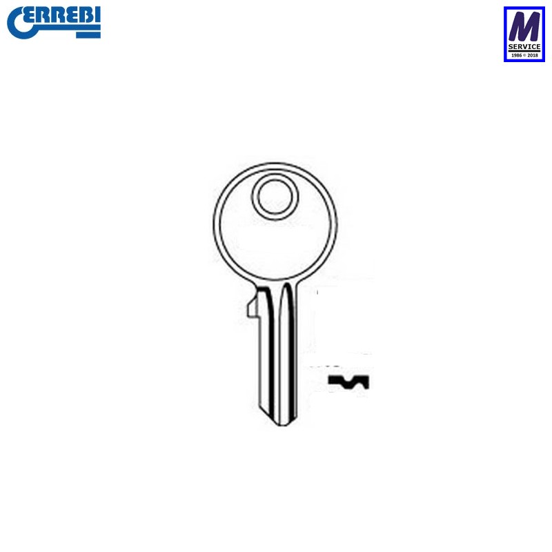 Errebi DL1R Delaporte key blank