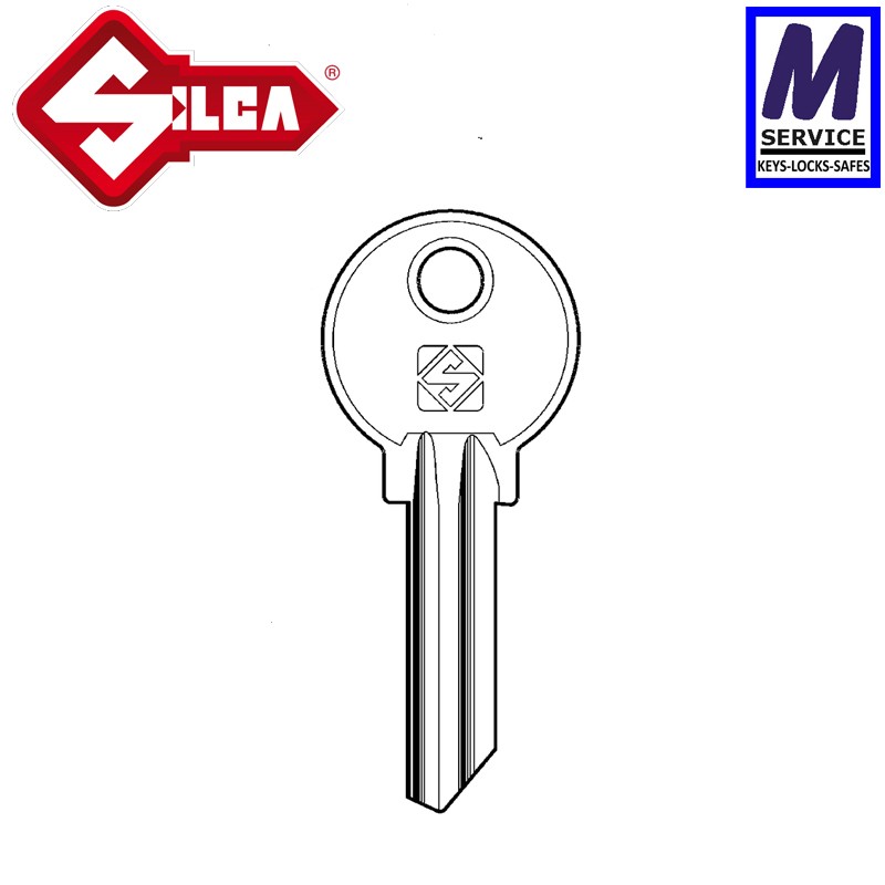 Silca CA2 City key blank Silca CA2 City key blank