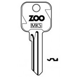 Zoo key blank for MK5