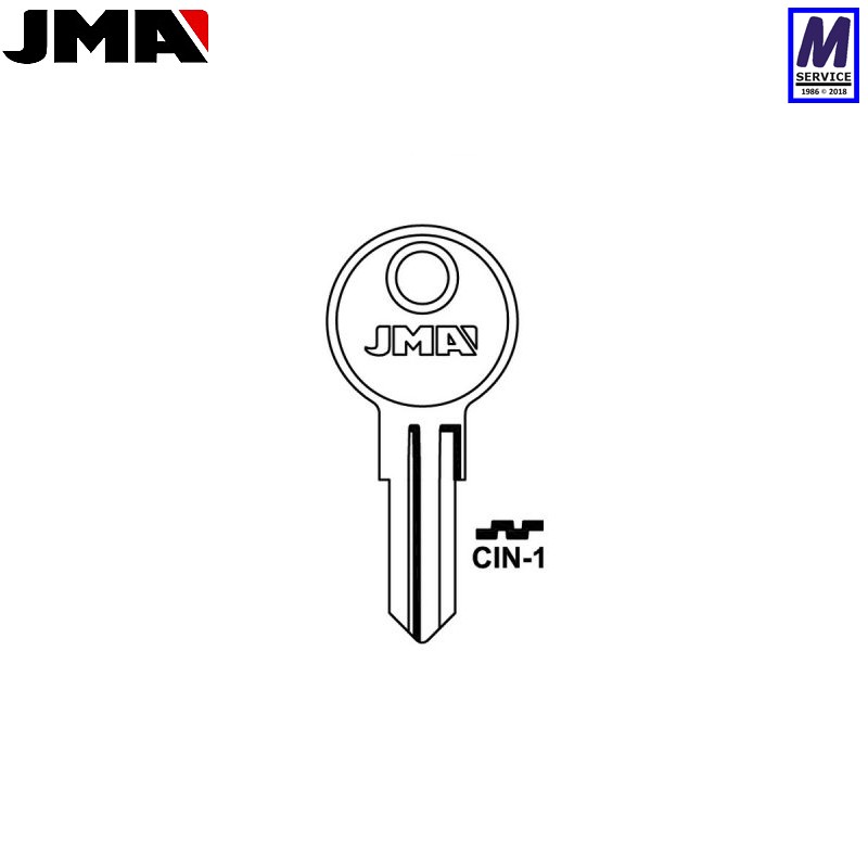 JMA CIN1 Cina key blank JMA CIN1 Cina key blank