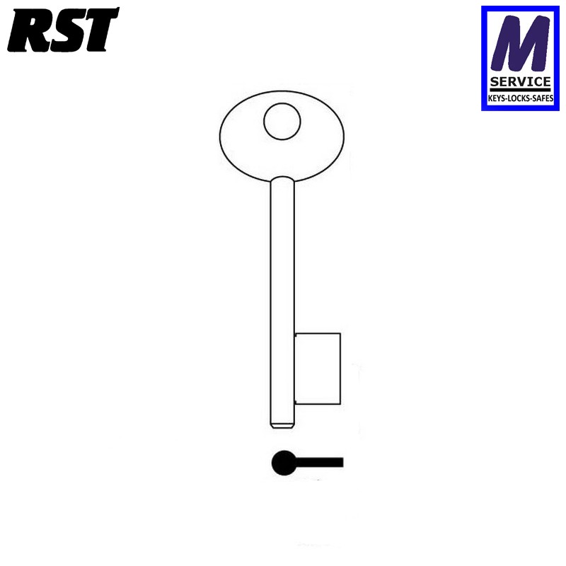 RST 352 4G Post Box key blank RST 352 4G Post Box key blank