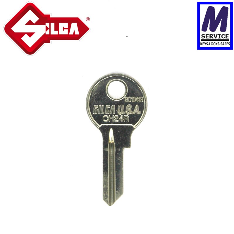 Silca CH24R Chicago key blank Silca CH24R Chicago key blank
