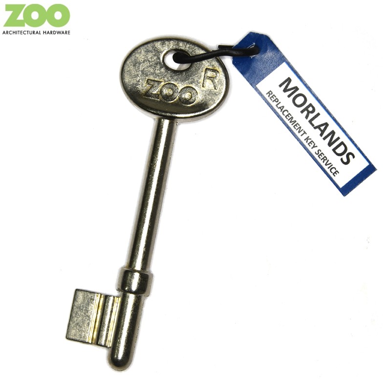 Zoo 3 lever key blank, right hand Zoo 3 lever key blank, right hand