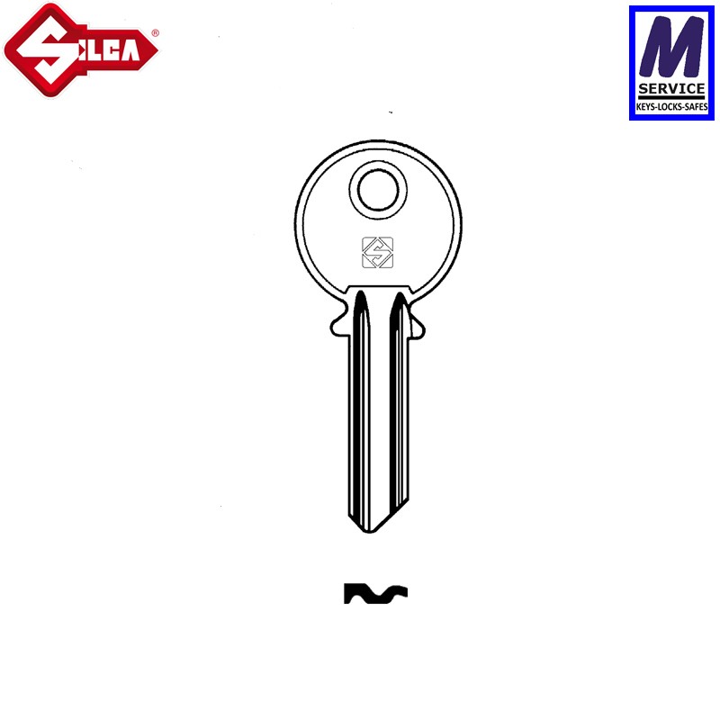 Century CEN2 Silca key blank