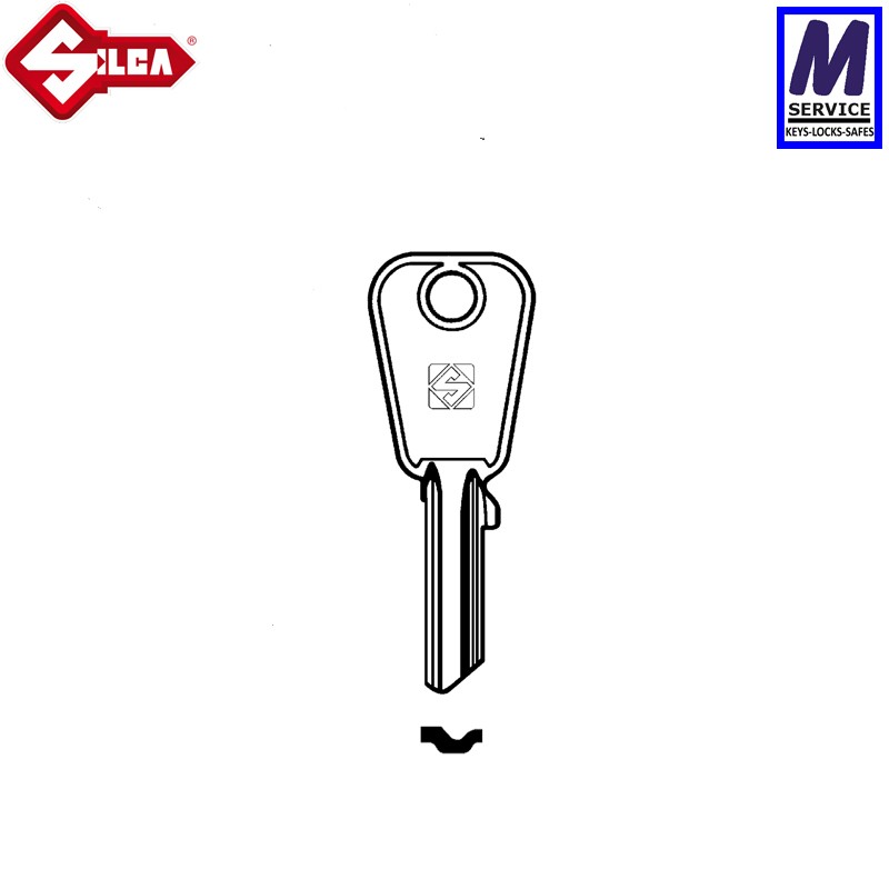 Century CEN3 Silca key blank