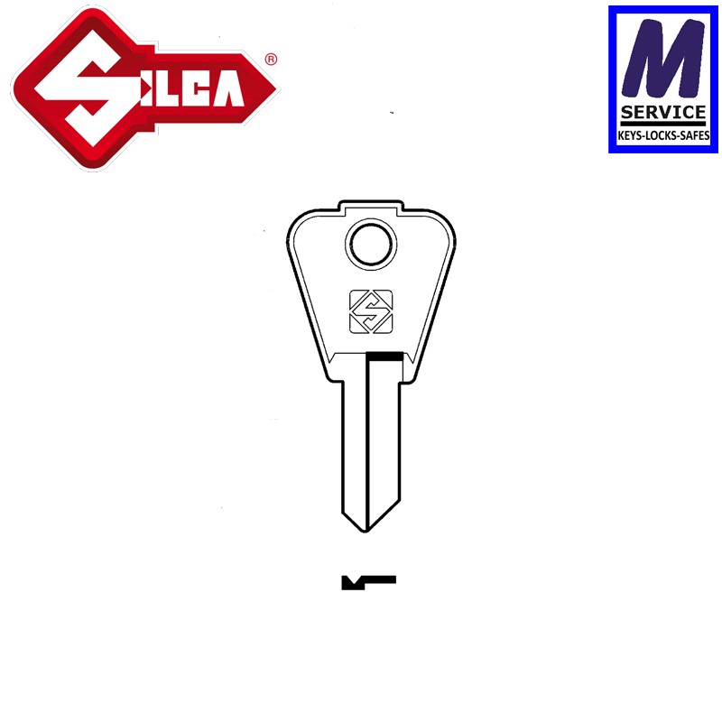 Cema CM2 Silca key blank Cema CM2 Silca key blank
