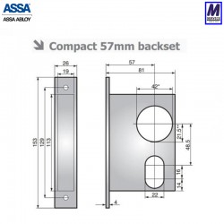 ASSA Compact dimensions