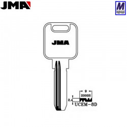 UCEM UCEM8D JMA key blank