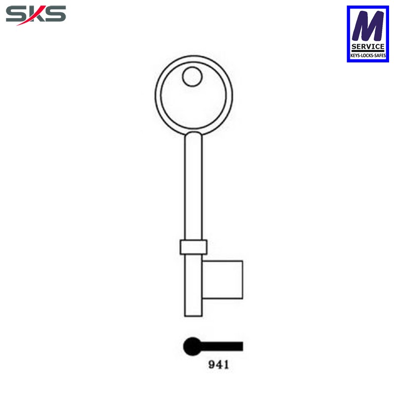 SKS 941 key blank SKS 941 key blank