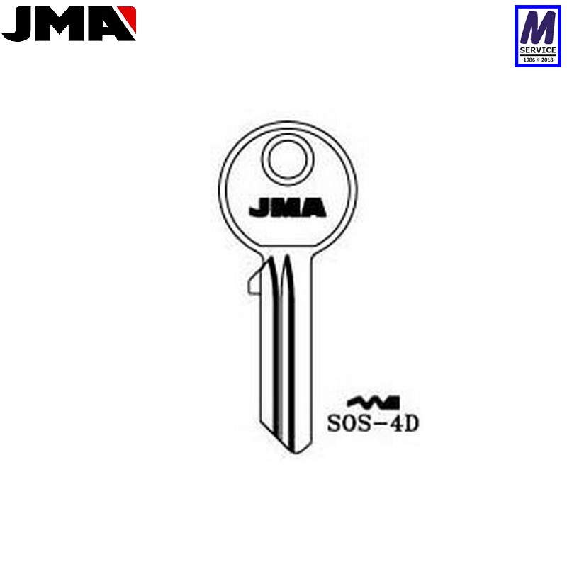 SOS SOS4D JMA key blank SOS SOS4D JMA key blank