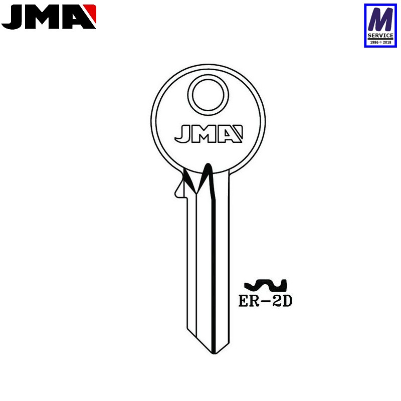 ERA ER2D JMA key blank ERA ER2D JMA key blank