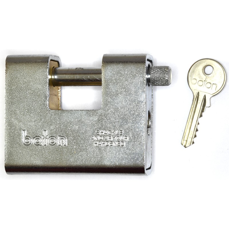 Baton Anvil block armored padlock Baton Anvil block armored padlock