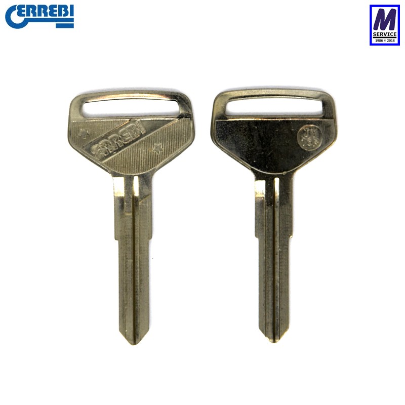 Toyota TY16R Errebi key blank Toyota TY16R Errebi key blank