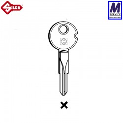 Tuff XTF2 Silca key blank, long blade version