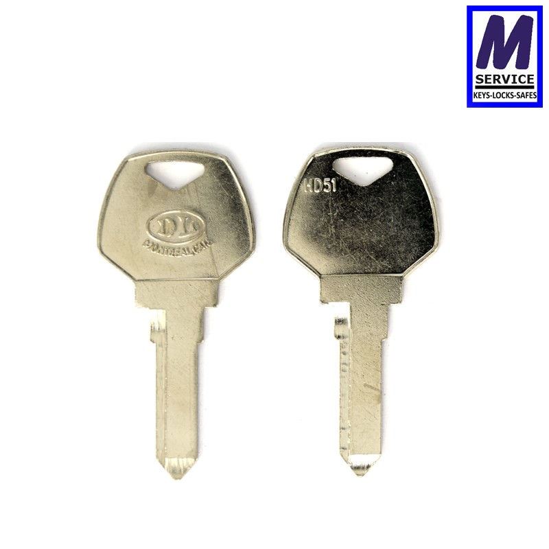 Honda HD51 DL key blank Honda HD51 DL key blank