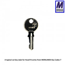Huwil N series cut keys