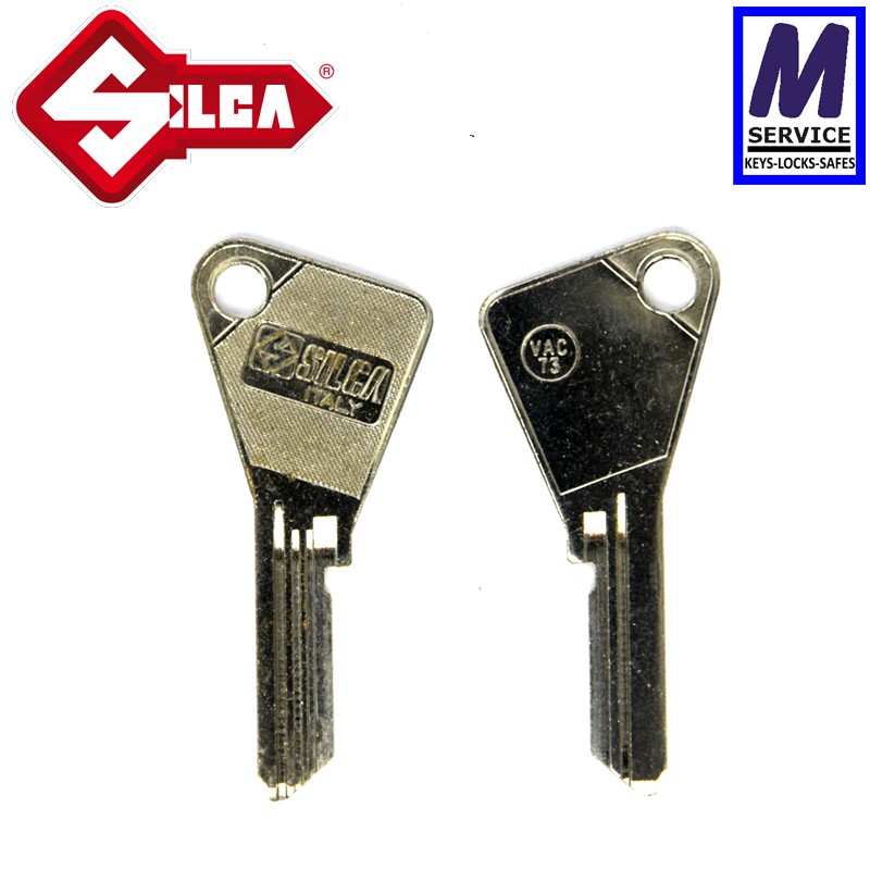 Format Vachette VAC73 Silca key blank Format Vachette VAC73 Silca key blank
