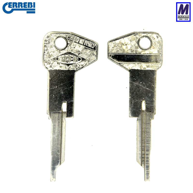 Vachette VC8 Errebi key blank Vachette VC8 Errebi key blank