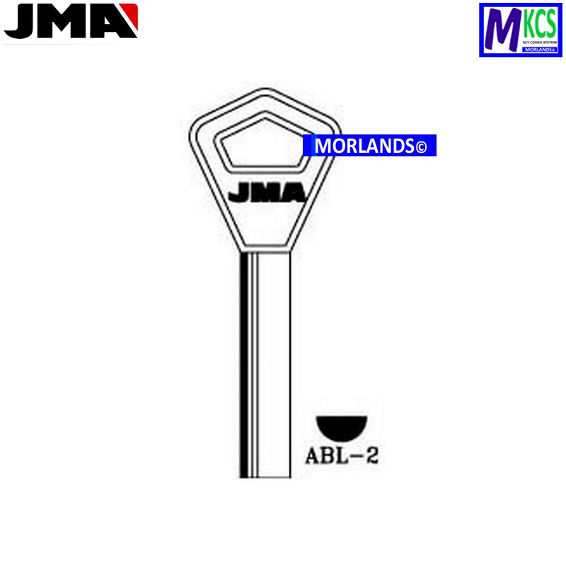 ABL2 key blank for Abloy by JMA ABL2 key blank for Abloy by JMA