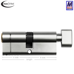Asec Vital key/turn split sizes