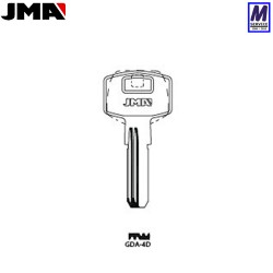 JMA GDA4D Dimple Key Blank