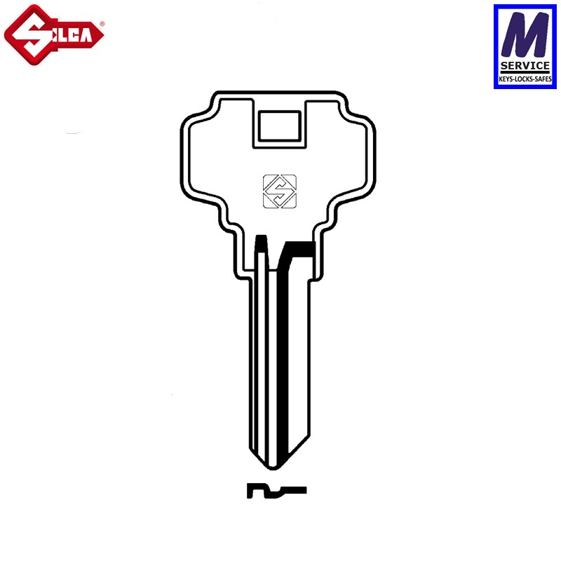 Dexter DX1 Silca key blank