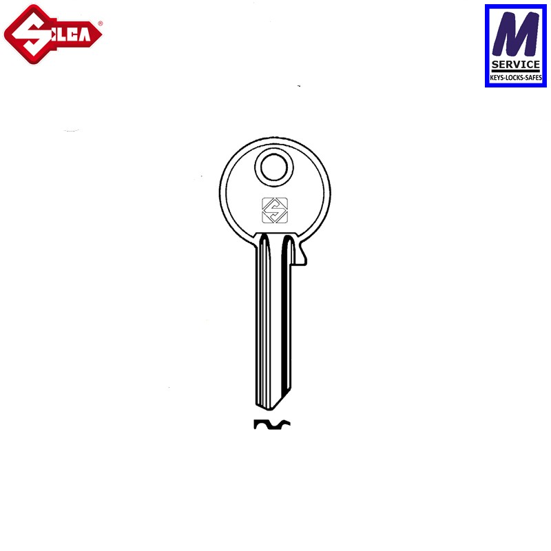 Dom DM13 Silca key blank