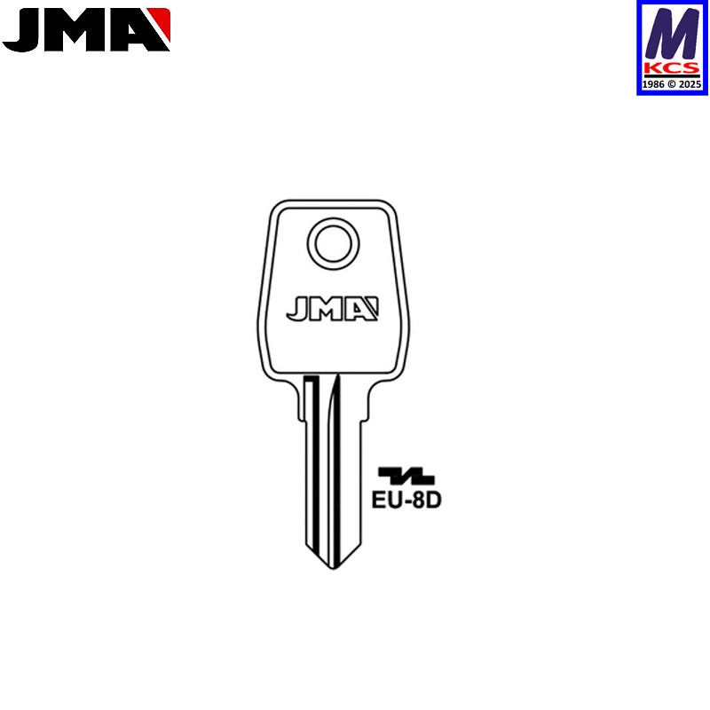 Euro Locks EU8D JMA key blank
