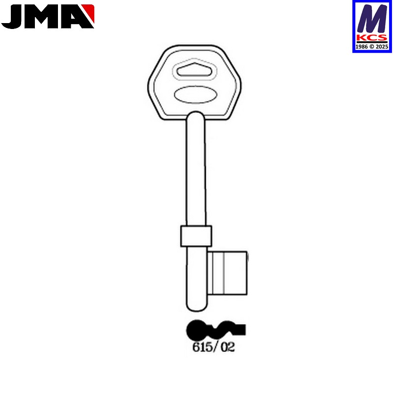 ERA 615/02 JMA mortice key blank