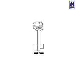 Whittcopp 65mm double bit safe key blank