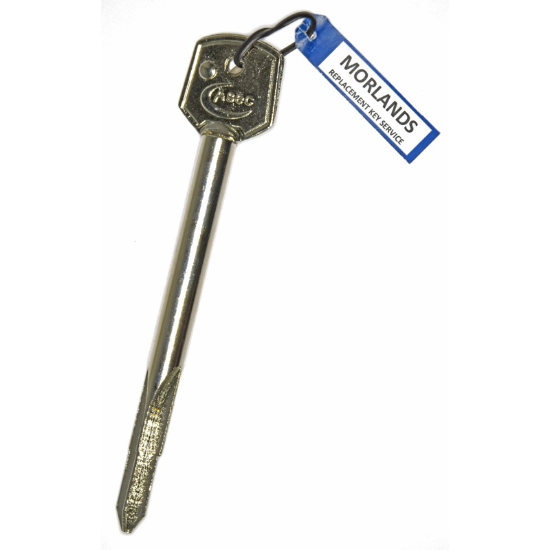 Asec cruciform key blank, 90mm