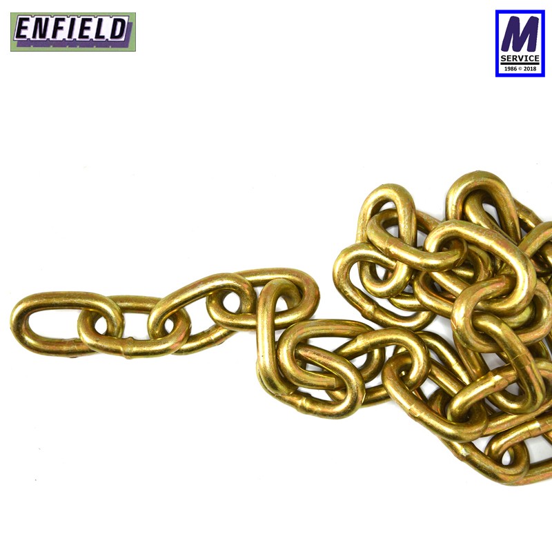 chain 1m x 8mm through hardened chain 1m x 8mm through hardened