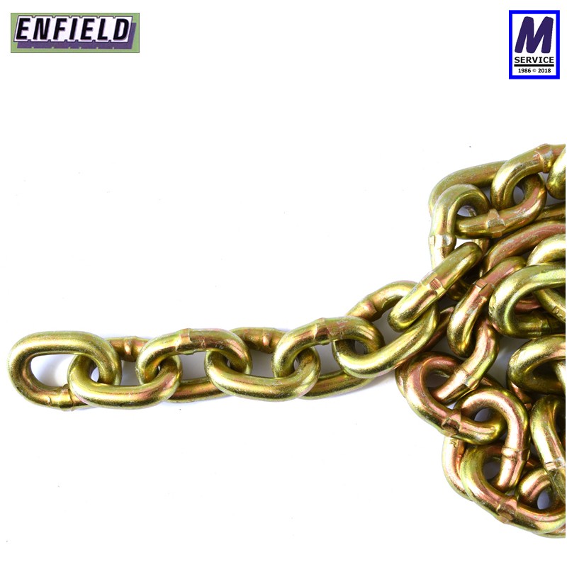 Enfield through Hardened security chain, 10mm x 1.5m
