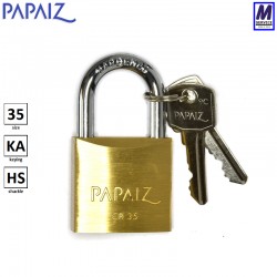 Papaiz 35mm padlock keyed alike suite