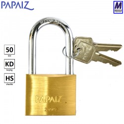 Papaiz 50mm body with a 50mm Hardened steel shackle