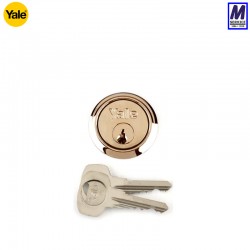 Yale Rim Cylinder 1109 brass face