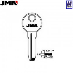 JMA AZ8D key blank