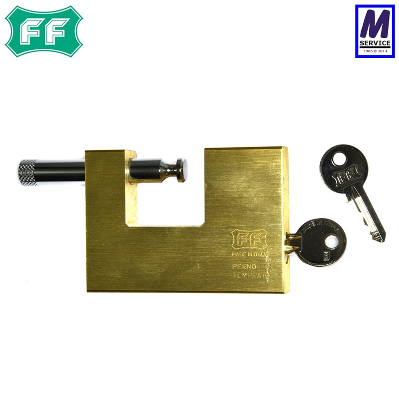 FF Facchinetti brass body padlock L8090