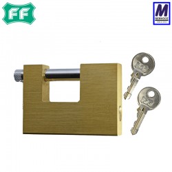 FF Facchinetti brass anvil style padlock L8090