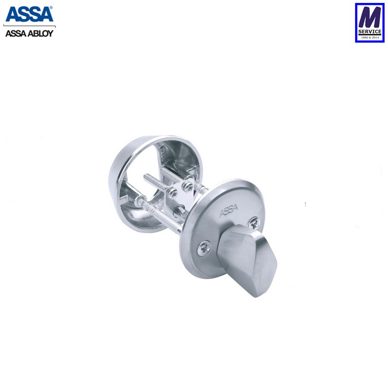ASSA 256 Thumbturn Accessory Set with 18mm Cylinder Ring - Satin Chrome
