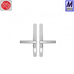 Window Parts Flexi PVC door handle, silver.