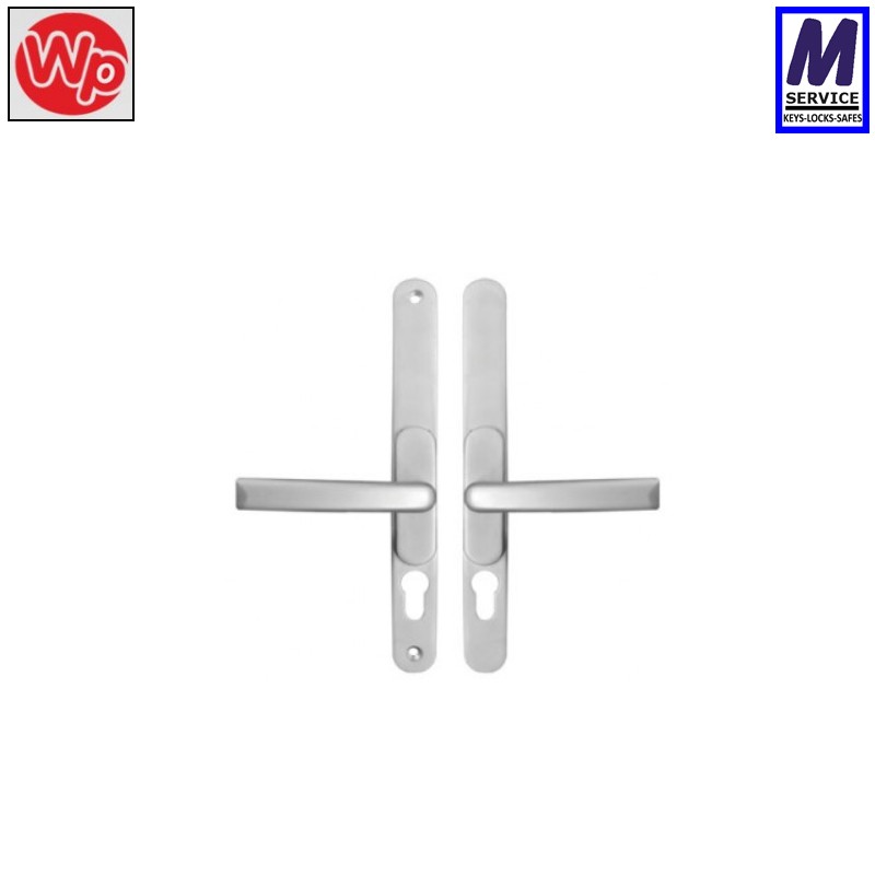 Window Parts Flexi PVC door handle, silver.