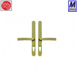 WP adjustable pvc door handle, brass/gold finish