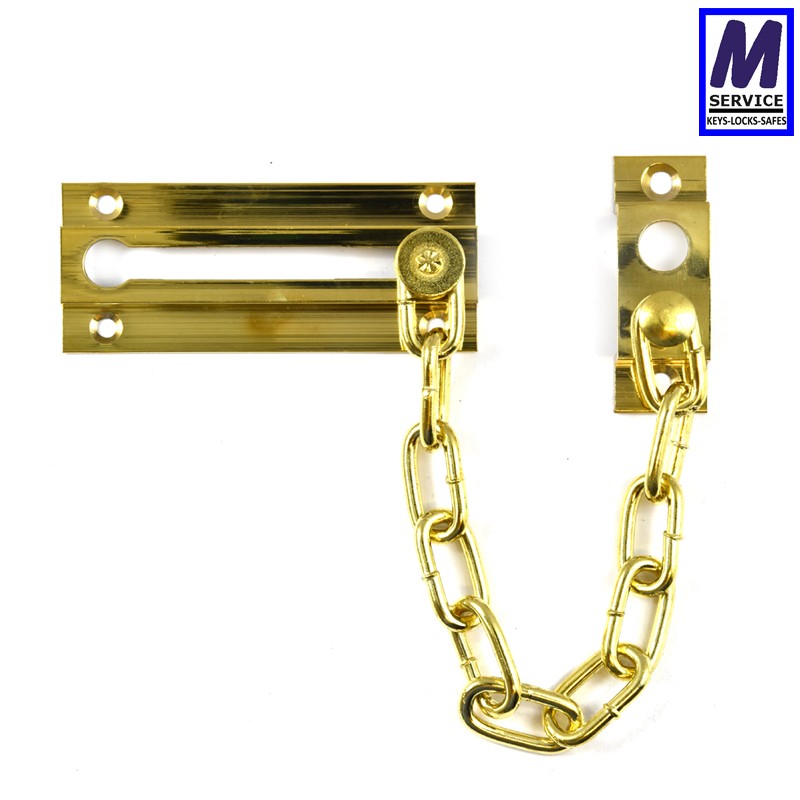 Door Security Chain, Brass