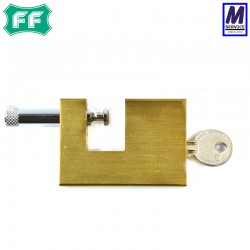 FF Facchinetti brass Anvil padlock L8090, Keyed Alike Suite